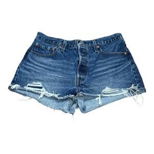 Levi’s 501 Buttonfly Denim Cutoff Jean Shorts